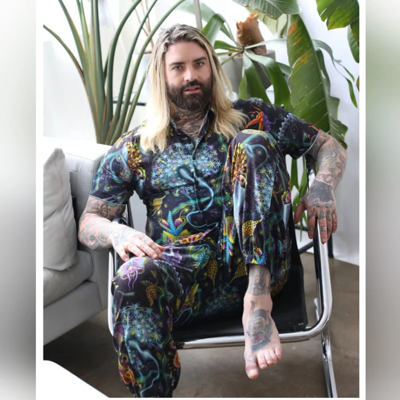 R.S. CONNETT SS Button-Down Shirt, Black, Size S - Picture 6 of 7